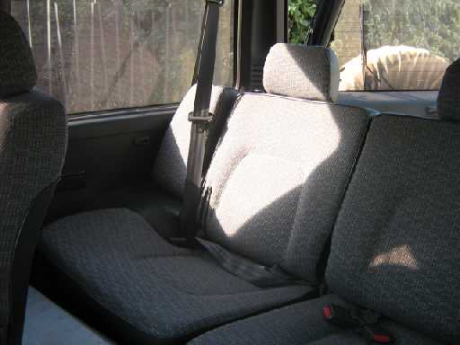 Interior Asiento Trasero